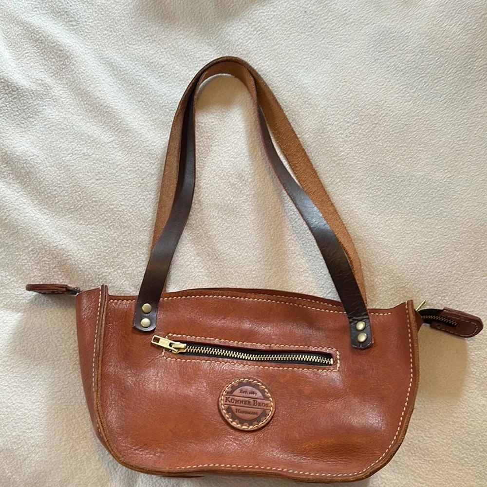 NWT 100% hand cut and sewn leather purse - Picture 4 of 12